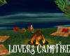 Romantic Lovers Campfire