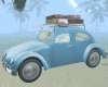 beetle car blue