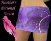 ~h~lavender design skirt