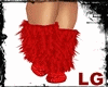 LG Red Fur Boots