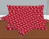 red holly pillows