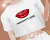 by. Naughty Kiss T-shirt