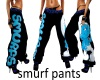 Smurf pants