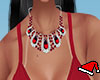 Red Crystals Necklace