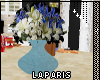 (LA) Blue Flower Vase 