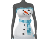 Snowman Blue Dress