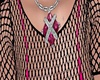 pink necklace
