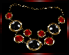 Red Black Jewelry Set