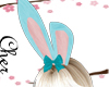 bunnygirl ears blue past