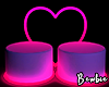 Neon Love Seat Pink