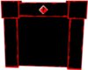 Black w/ red door