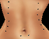 Stomach Piercings black 