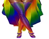 Rainbow Mary Jane Heels