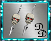 Animated Skull Earrings