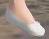 ^ White Flats Ballerina