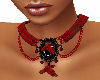 Red Raven necklace