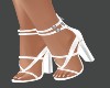 !R! White Fashion Heels