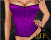 ^HF^ Purple Corset Top