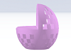 egg chair pink