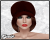 Cap and hair Brown