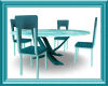 Kitchen Table in Teal