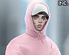 inc. Pink Hood + Cap WHT