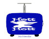 Hott blue luggage