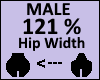 Hip Scaler 121% Male