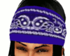 Blue Bandana Black Hair
