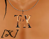 [X] Necklace T&X -M-