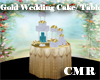 Gold Wedding Cake /Table