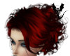 Vamp Red Up Hairstyle