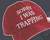 trap hat,red F