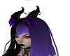 Demon Purple  Rose Horns