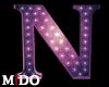 M! N Pink Letter Neon