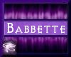 ~Mar Babbette 2 Purple