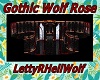 Gothic Wolf Rose Room