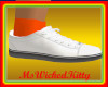 White Tennis Orange Sock