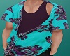 Open Shirt Teal