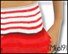 Red and White skirt