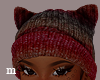 knitted beanie - pink