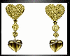 *LM - GoldHeart Earrings