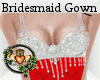 Red Bridesmaid Gown