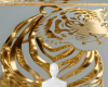 Golden tiger background