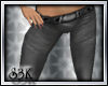 [S3K]LeatherPants Faded