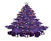 Purple xmas tree