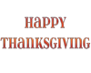 !Happy Thanksgiving Sign