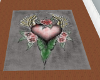 Winged Heart rug
