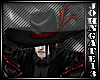 Blk/Red Vampire Hat