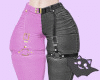 ☽ Jeans Split Pink